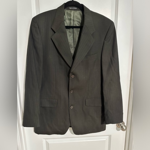 Yves Saint Laurent YSL vintage men’s worsted wool vintage made in Canada‎